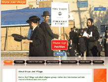 Tablet Screenshot of kiryasjoelvillage.com